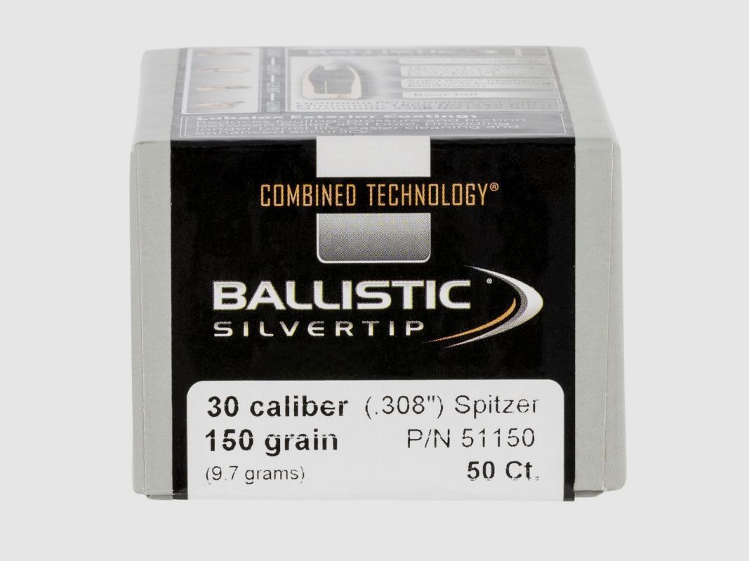 NOSLER BALLISTIC SILVER CAL30 GR150