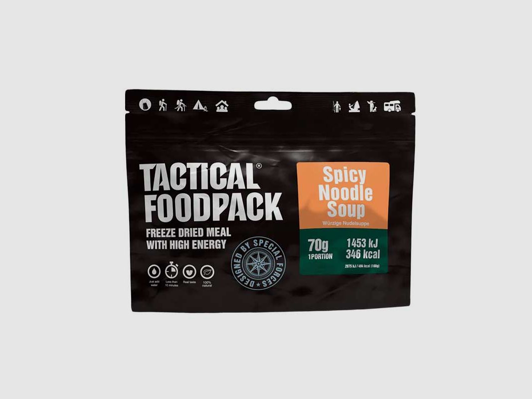 Liofilizat Zupa z Makaronem Tactical FoodPack Spicy Noodle Soup, zdjęcie 2 z 3