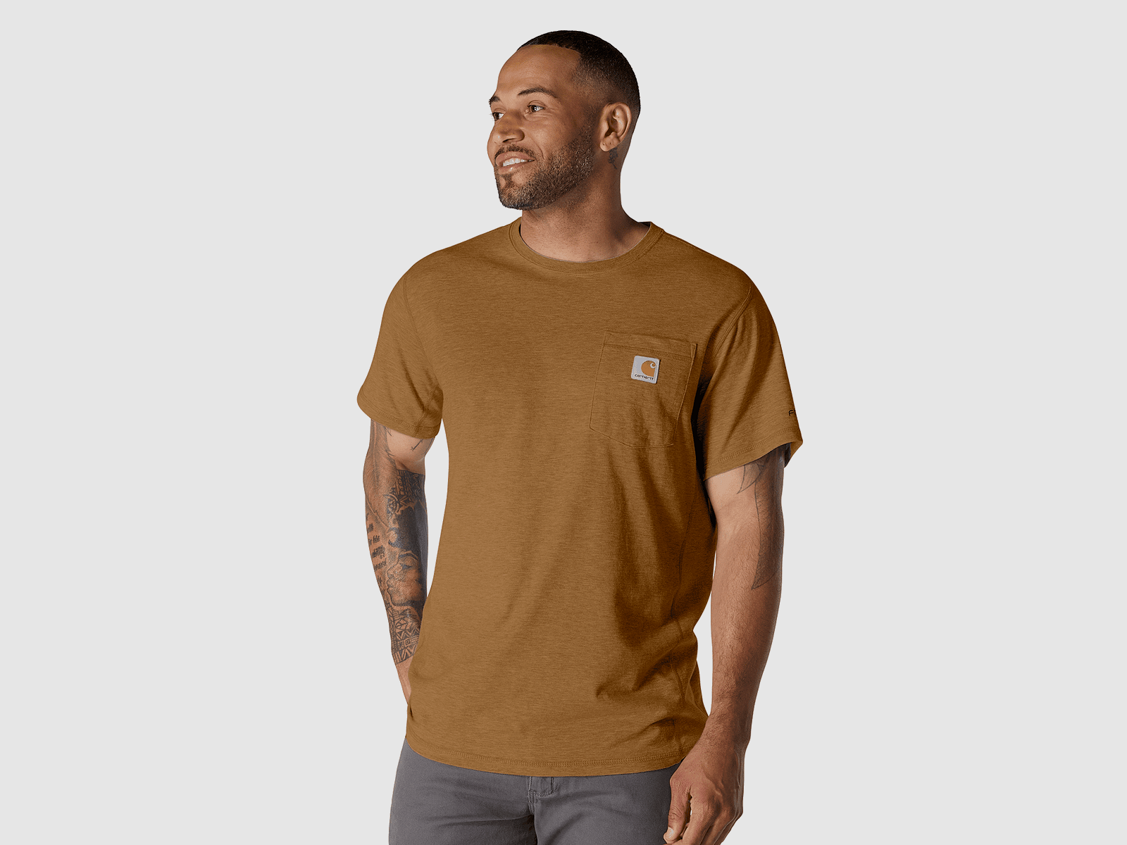 Carhartt Force™ T-Shirt Relaxed Uomo Carhartt Marrone M
