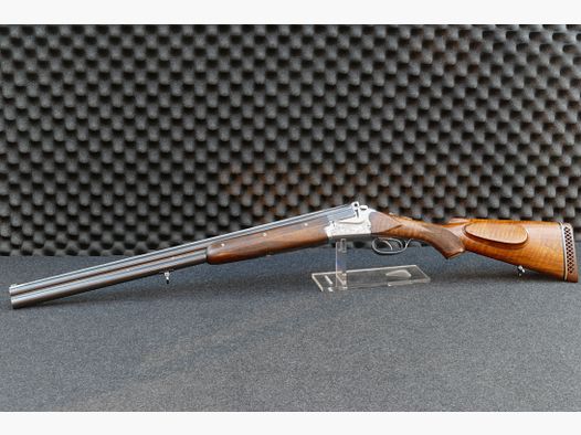 Merkel 201E — Escopeta de doble cañón, Cal. 12/70 (Suhl / 1970)