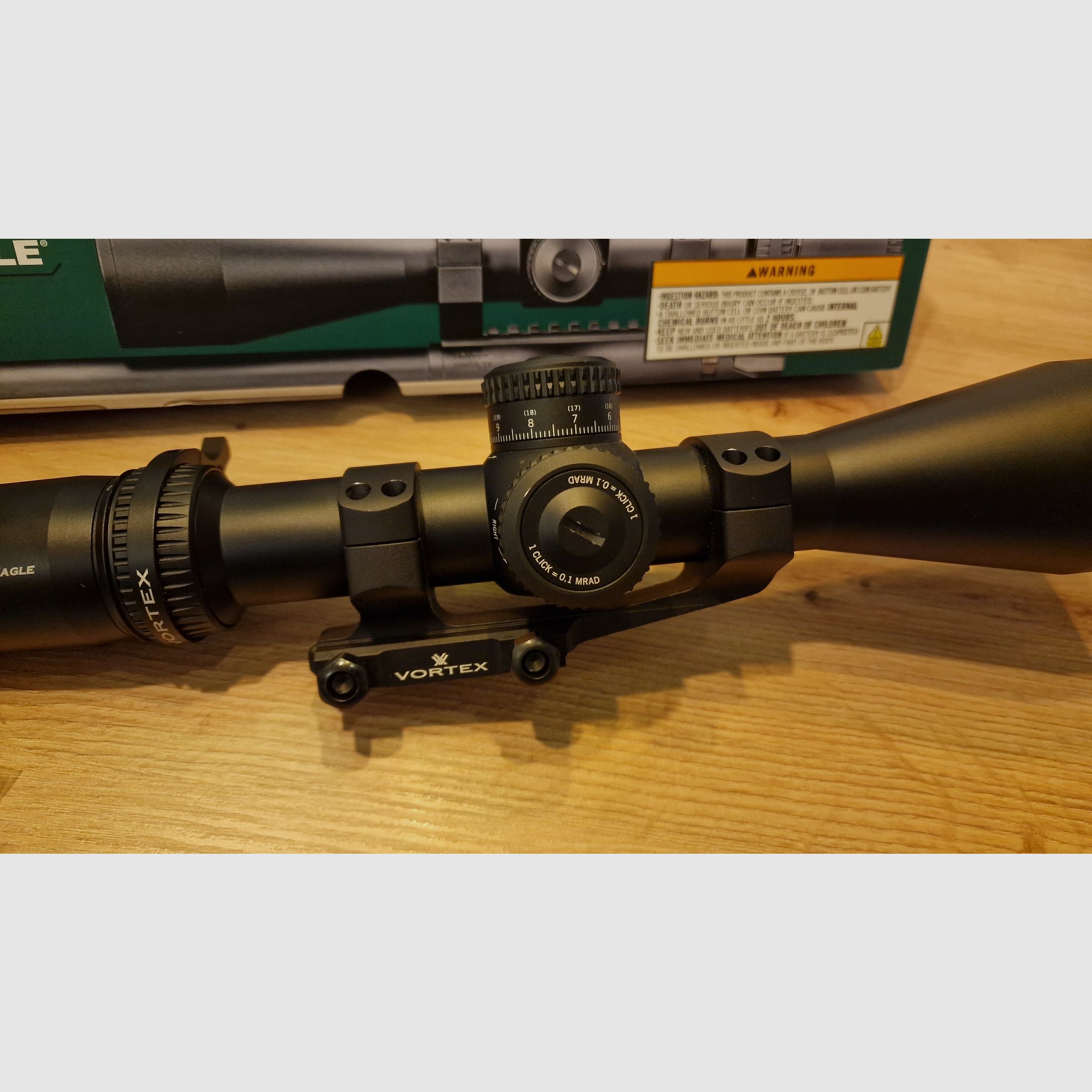 *GARANTIE* Vortex Strike Eagle 5-25x56 FFP MRAD inclusief Vortex Pro Mount