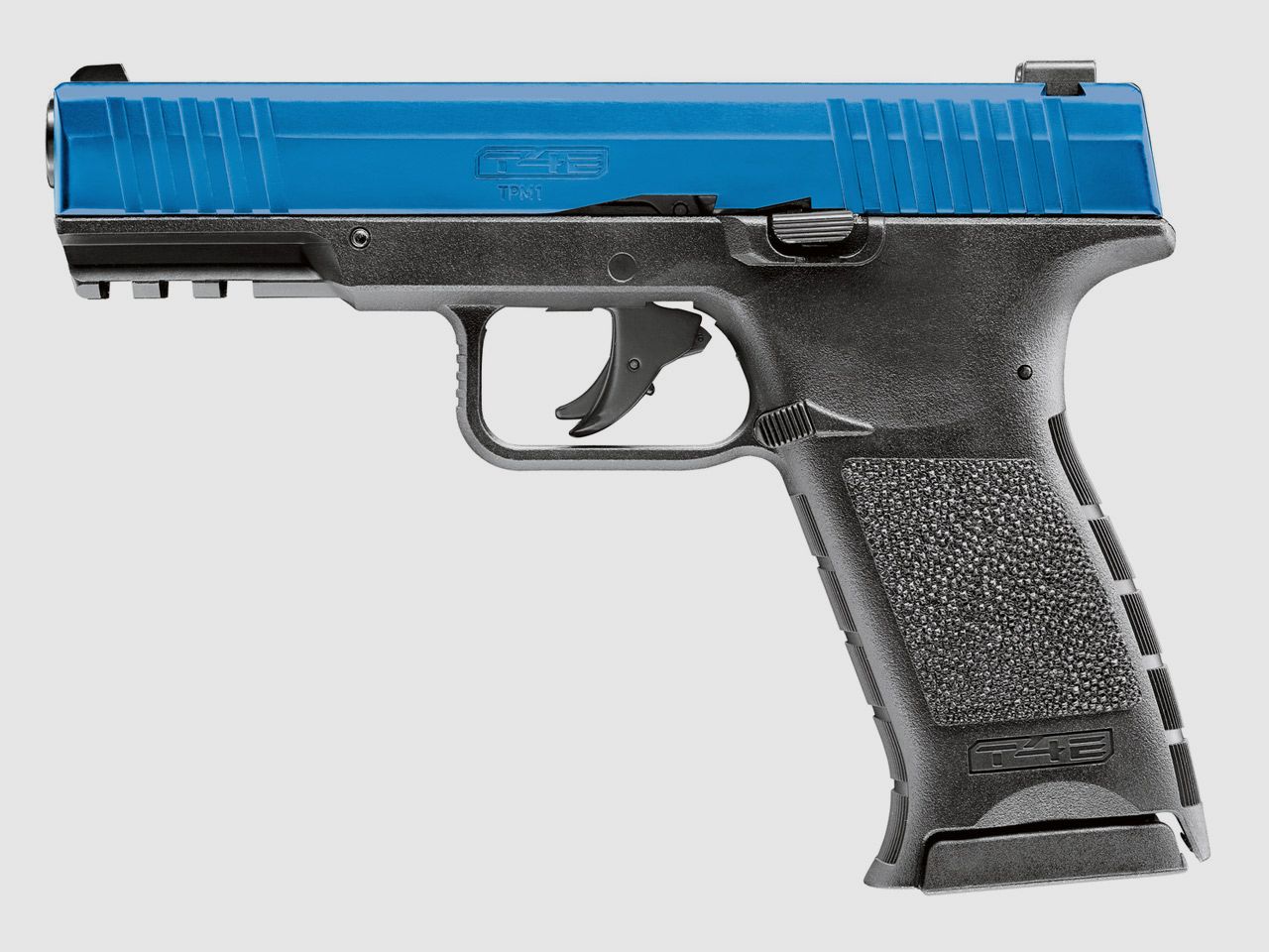 CO2 Pistole RAM Markierer T4E TPM1 LE blau fĂĽr Gummi-, Pfeffer- und Farbkugeln Kaliber .43 (P18)