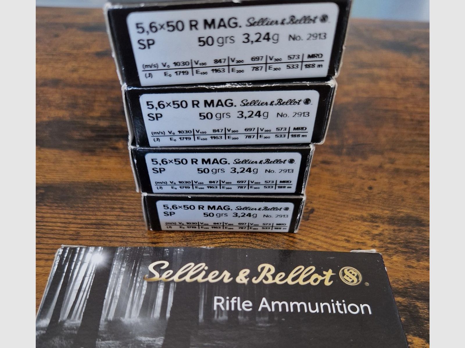 Munición S&B 5,6 x 50 R MAG