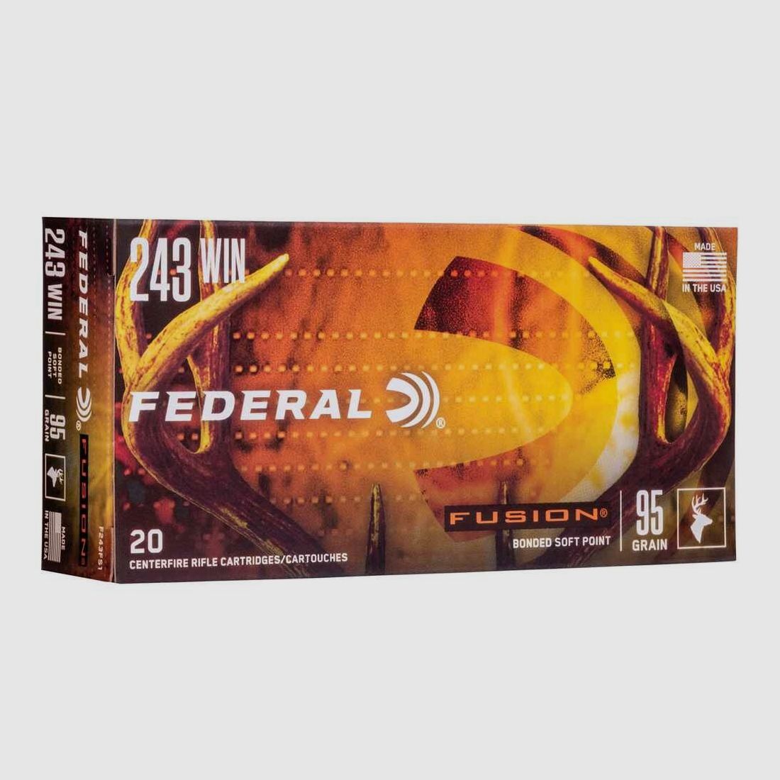 .243 Win. Fusion 6,2g/95grs. Federal Ammunition