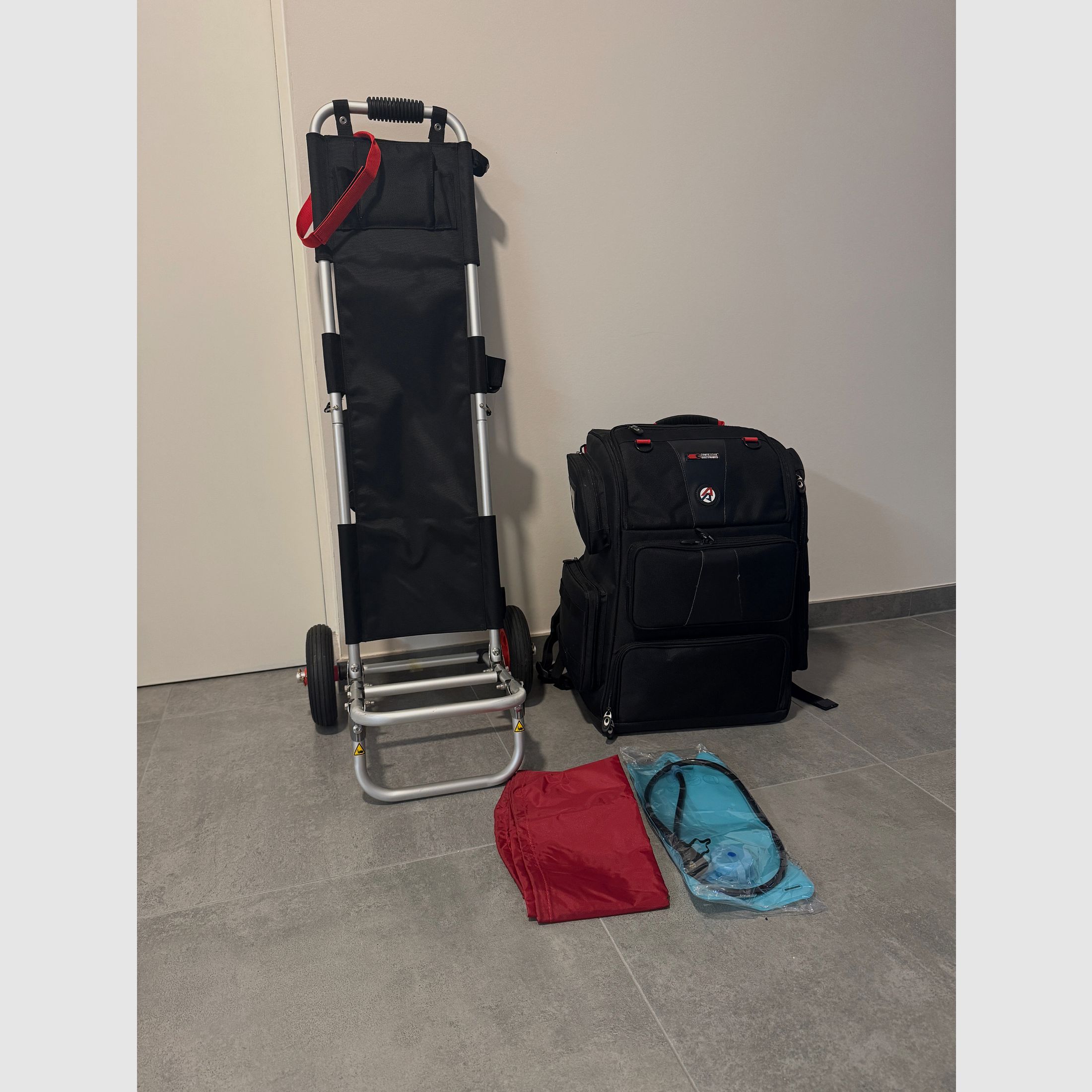 CED/DAA RangePack Pro mit CED/DAA RangeCart Pro IPSC Tasche Rucksack