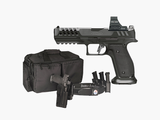 Walther PDP Steel Performance Package IPSC (Match FS 5") Kal. 9mm Para, Double Alpha Gürtel, Holosun 507