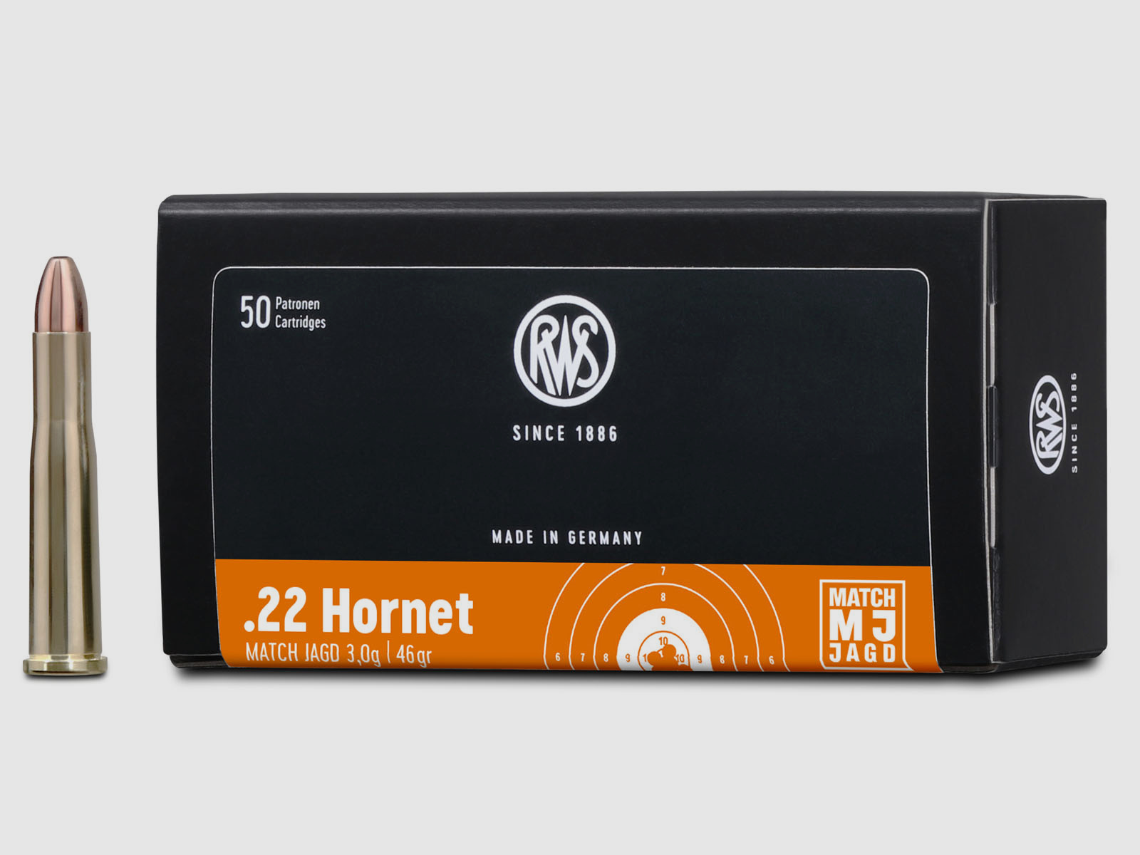 RWS .22Hornet Match-Jagd 3,0g - 46gr.