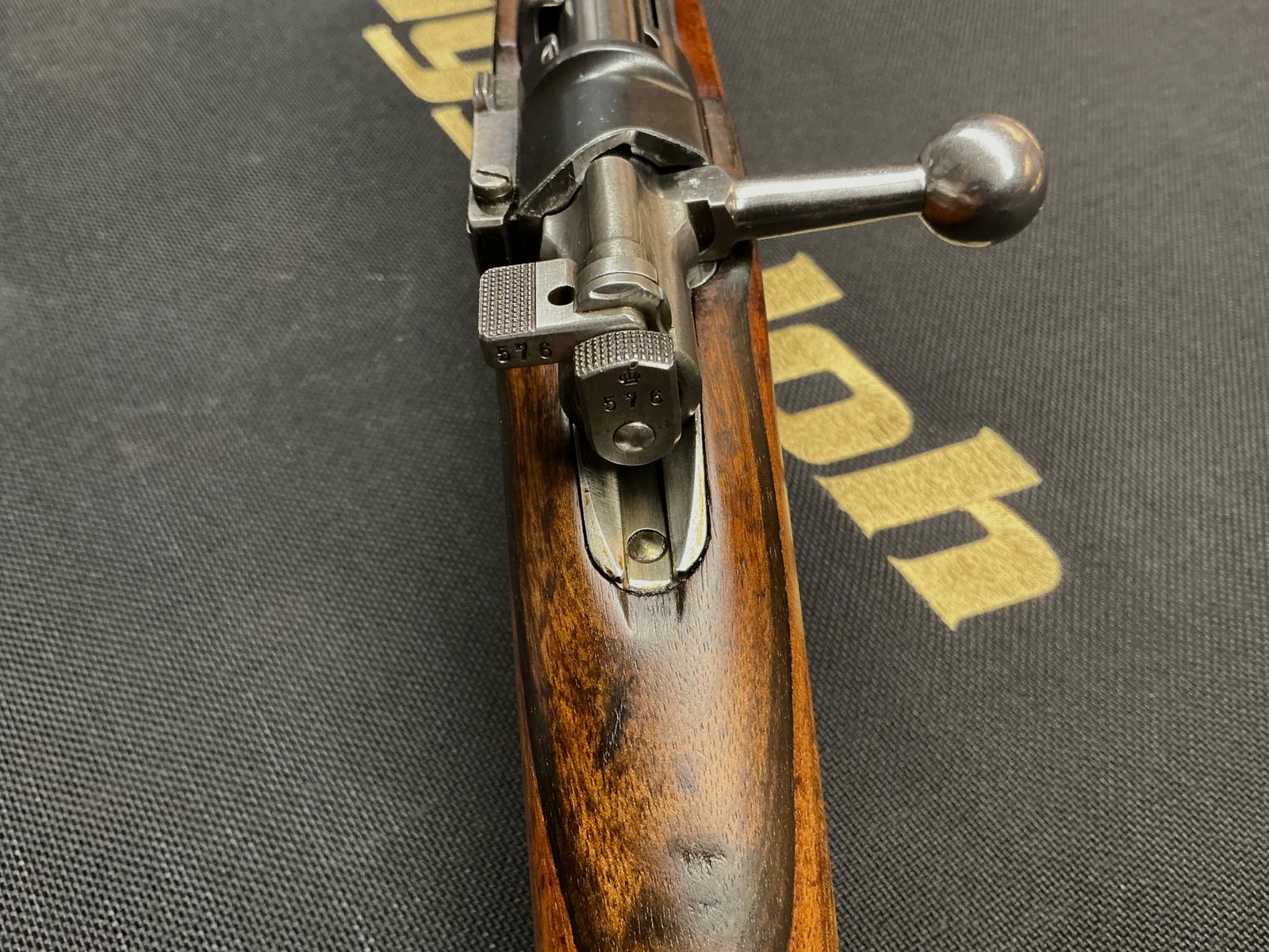 Zweden-Mauser Carl Gustafs Stads – productie 1908 – nummergelijk behalve de schoonmaakstok Art.-Nr.: 4576, afbeelding 14 van 19