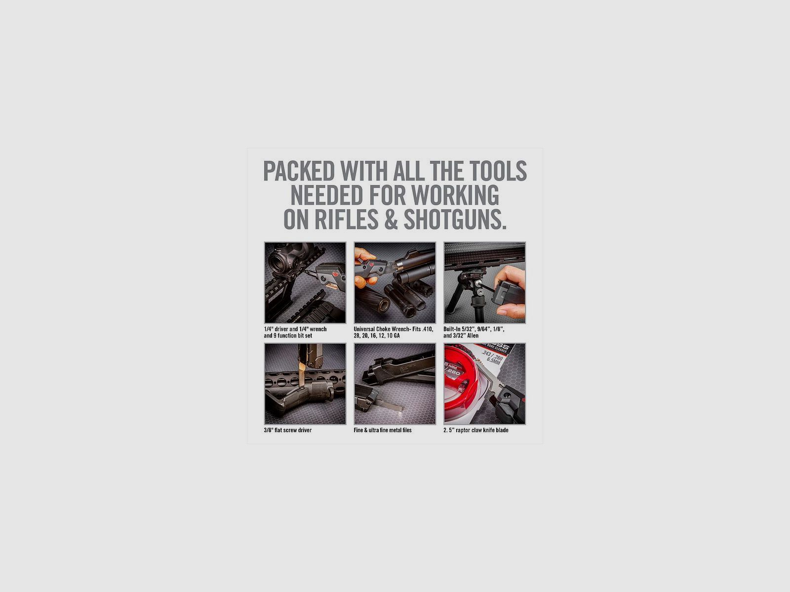 REAL AVID Gun Tool Pro® voor pistolen en geweren - zwart, afbeelding 16 van 19
