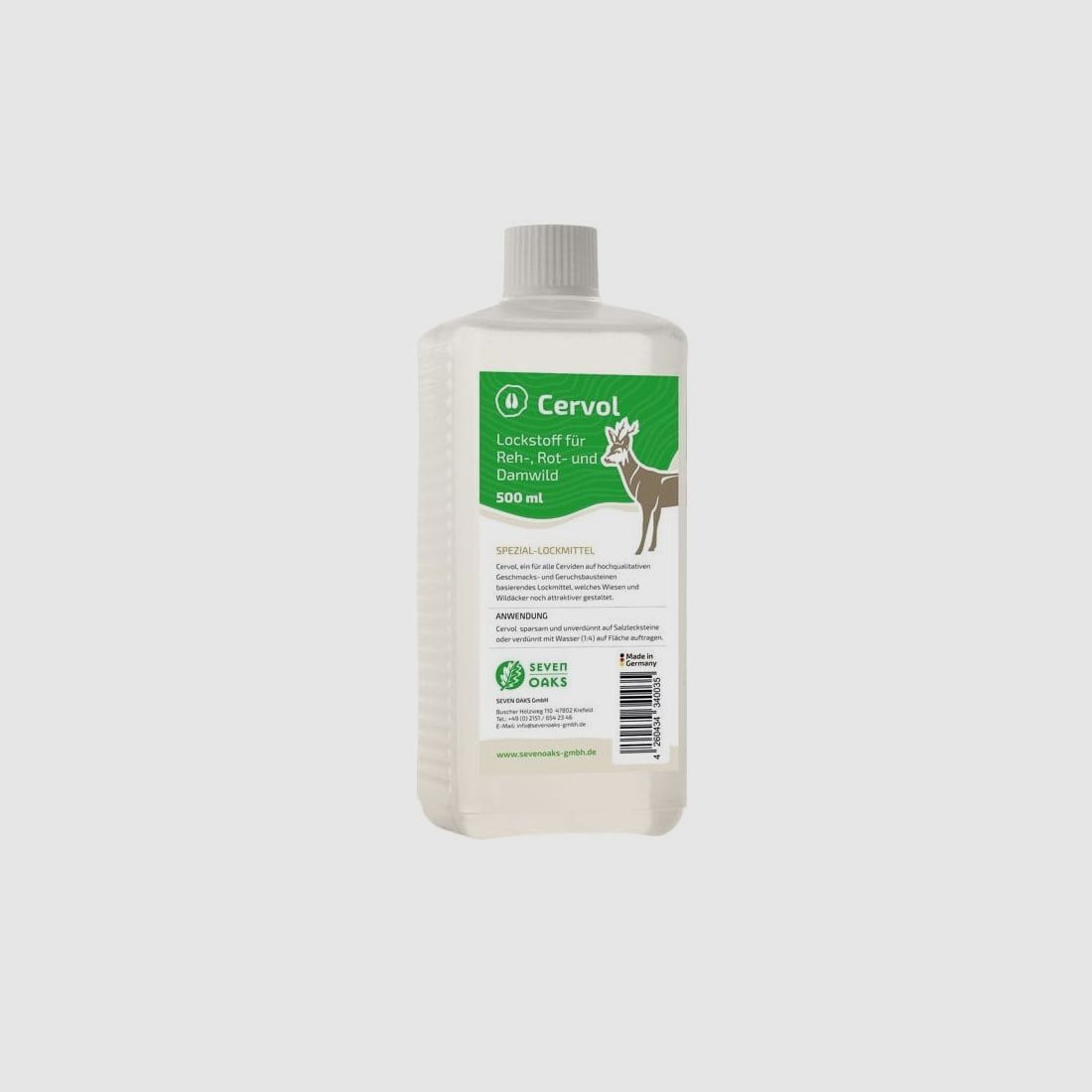 Seven Oaks Cervol 500 ml Lockstoff für Reh-, Rot- und Damwild