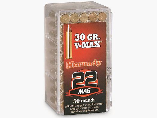 Hornady Varmint Express .22 WMR 30GR V-Max 50 patronen