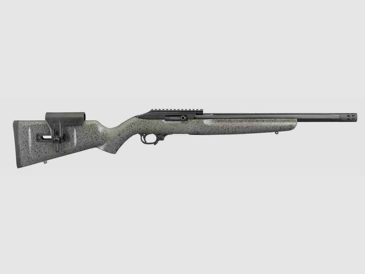 Ruger 10/22 Competition – 1/2″-28 22 LR 16,1 Satin Black Black/Gray, billede 1 af 8