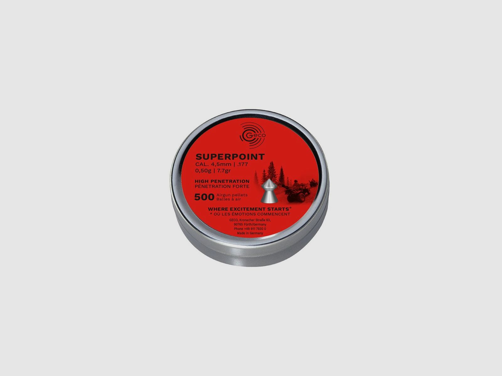 GECO Superpoint 4.5mm 0.50g 500 pieces