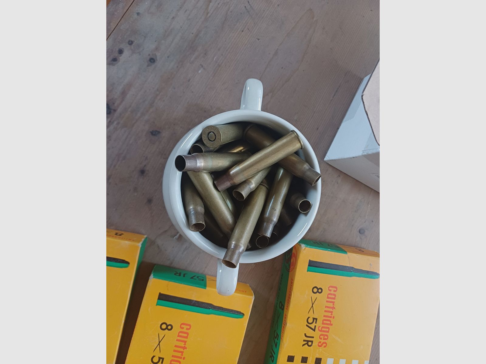 8x57 IR cases and bullets