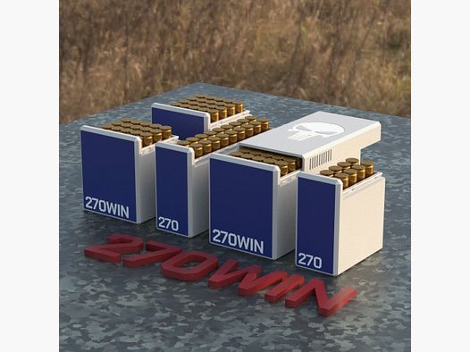 Filamelt Munitionsbox / Ammo Box .270 Winchester – Patronenbox für 50 Schuss, Made in Germany