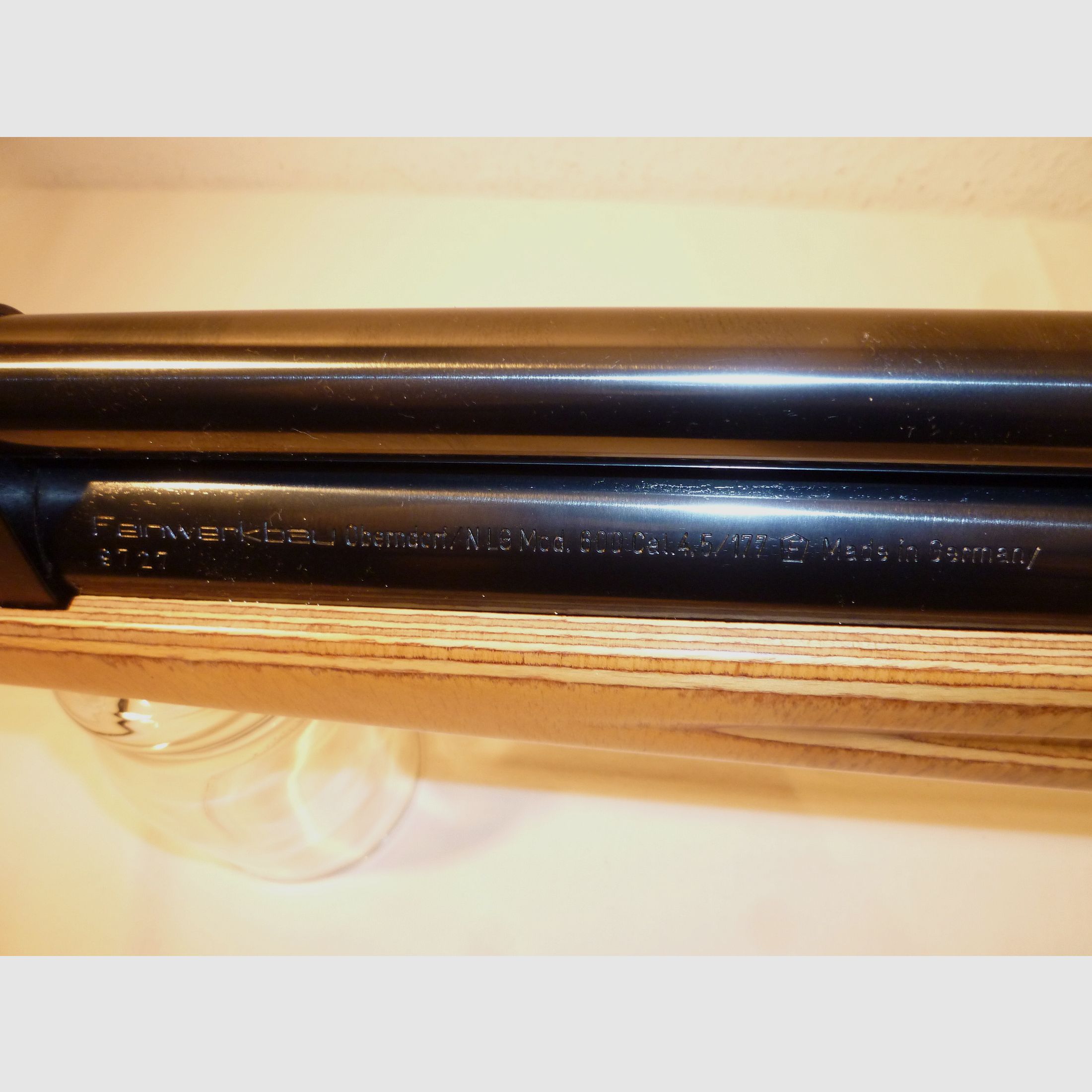 Match air rifle FEINWERKBAU Oberndorf/N 600 right side lever TOP CONDITION !!