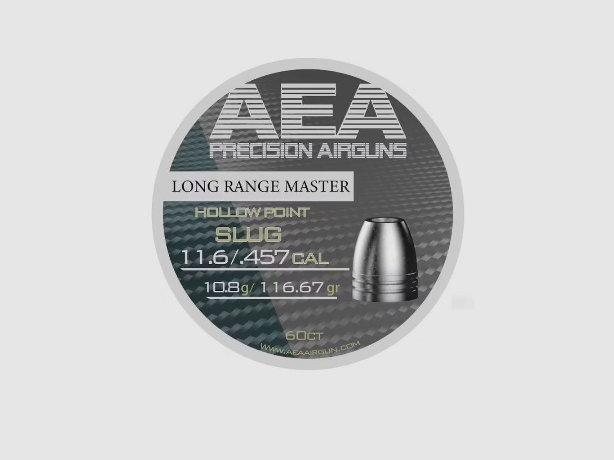 AEA Slugs Long Range Master HP, Kal. 11,6mm/.457
