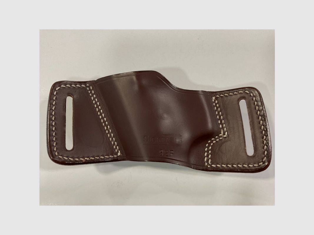 Holster Pistole Beretta 92F Sickinger Yaqui Braun Leder Qualität, Bild 3 von 3