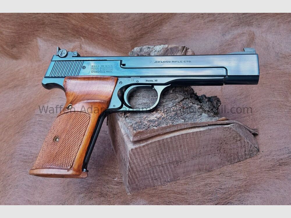 Smith & Wesson Modell 41, 5 1/2 ", Sport Pistole 1977