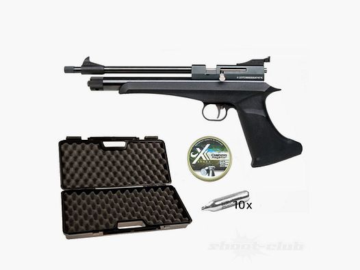 Diana	 DIANA Chaser Pistol CO2 Set 4,5 mm Diabolos Koffer-Set