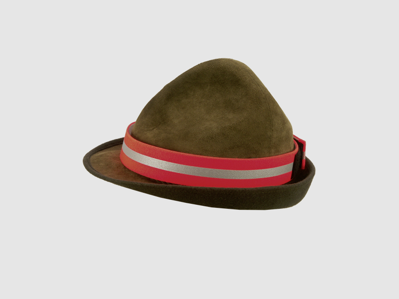 Fritzmann Bandeau de Chapeau Orange