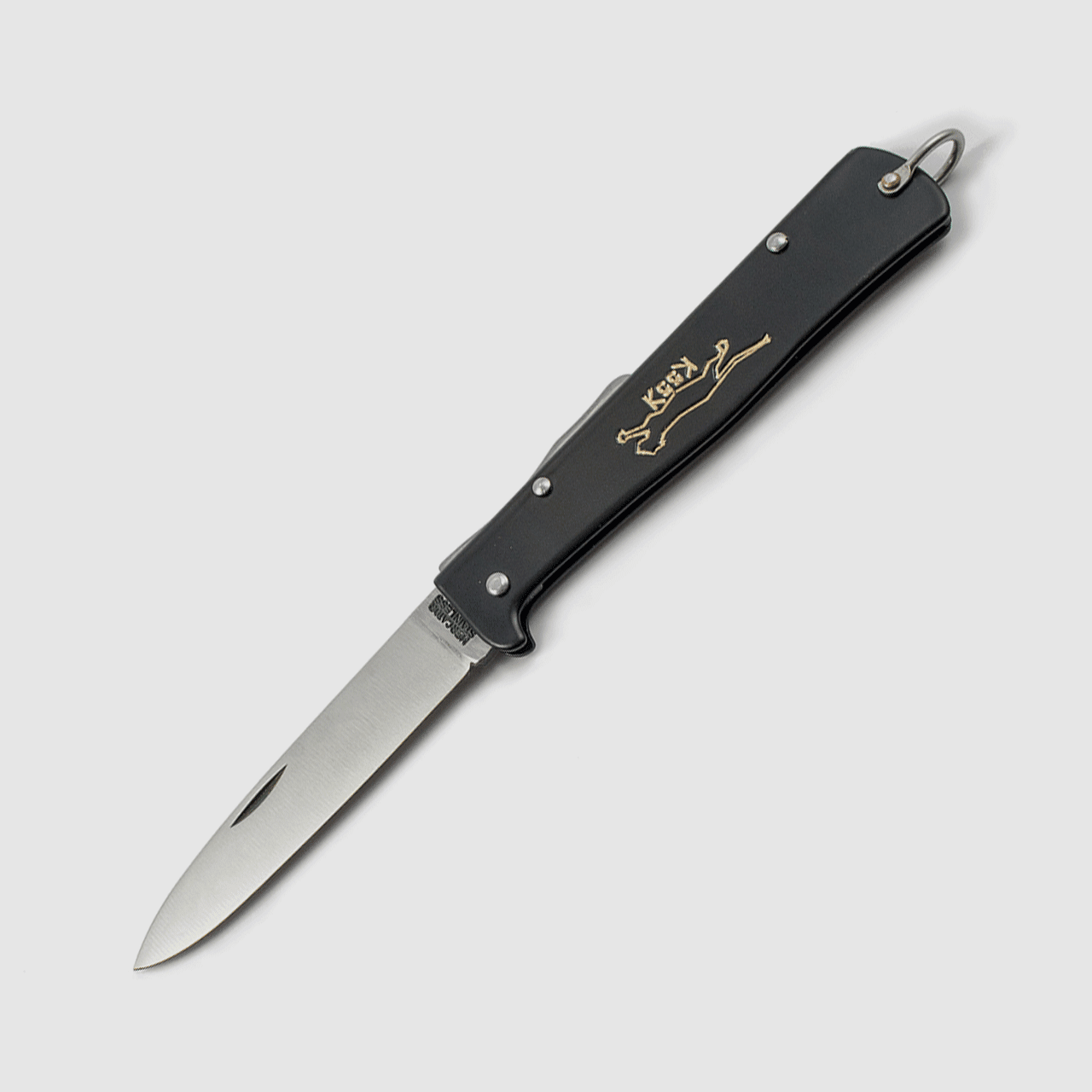 Otter Mercator K55K gatto nero coltellino