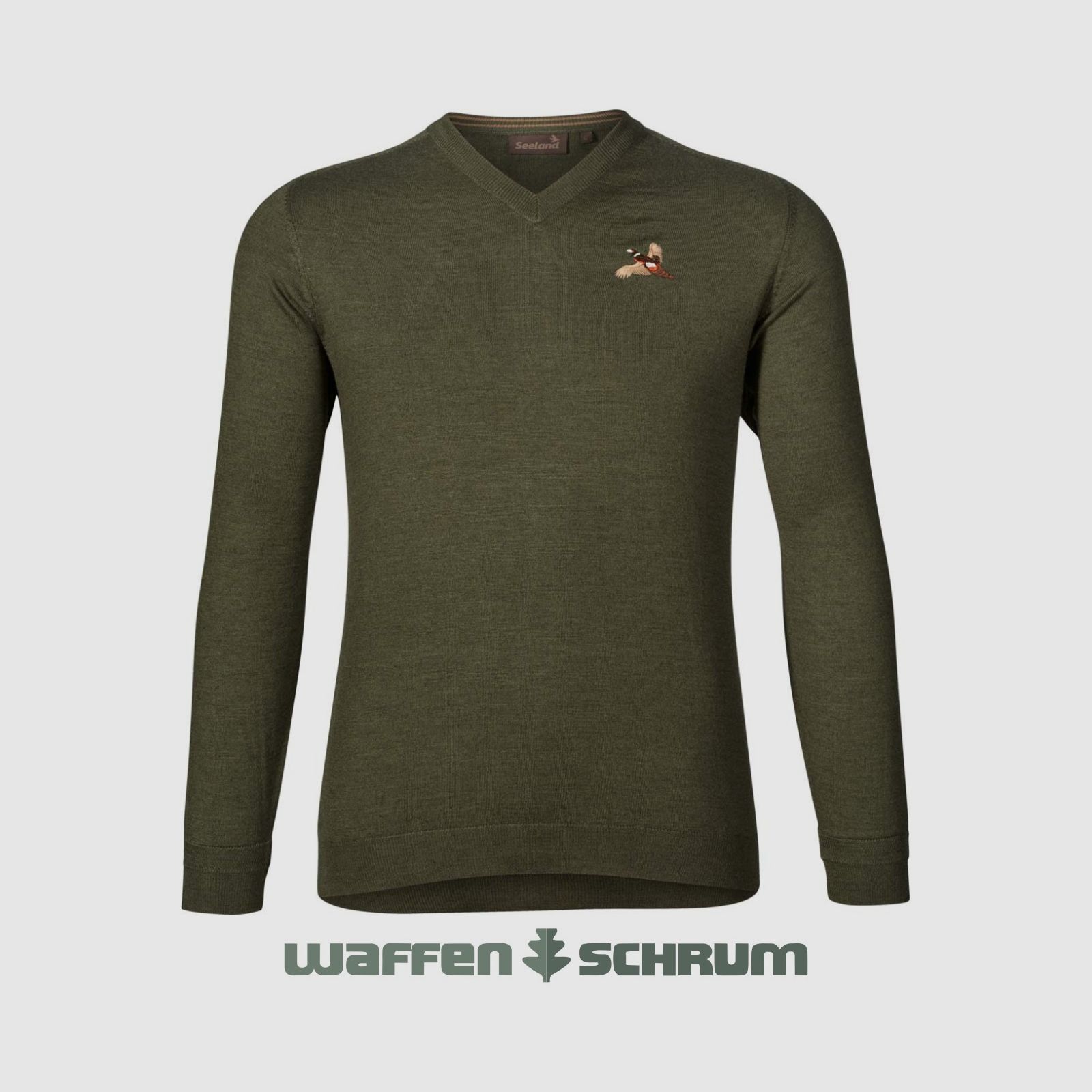 Seeland Pullover Woodcock V-neck Classic green