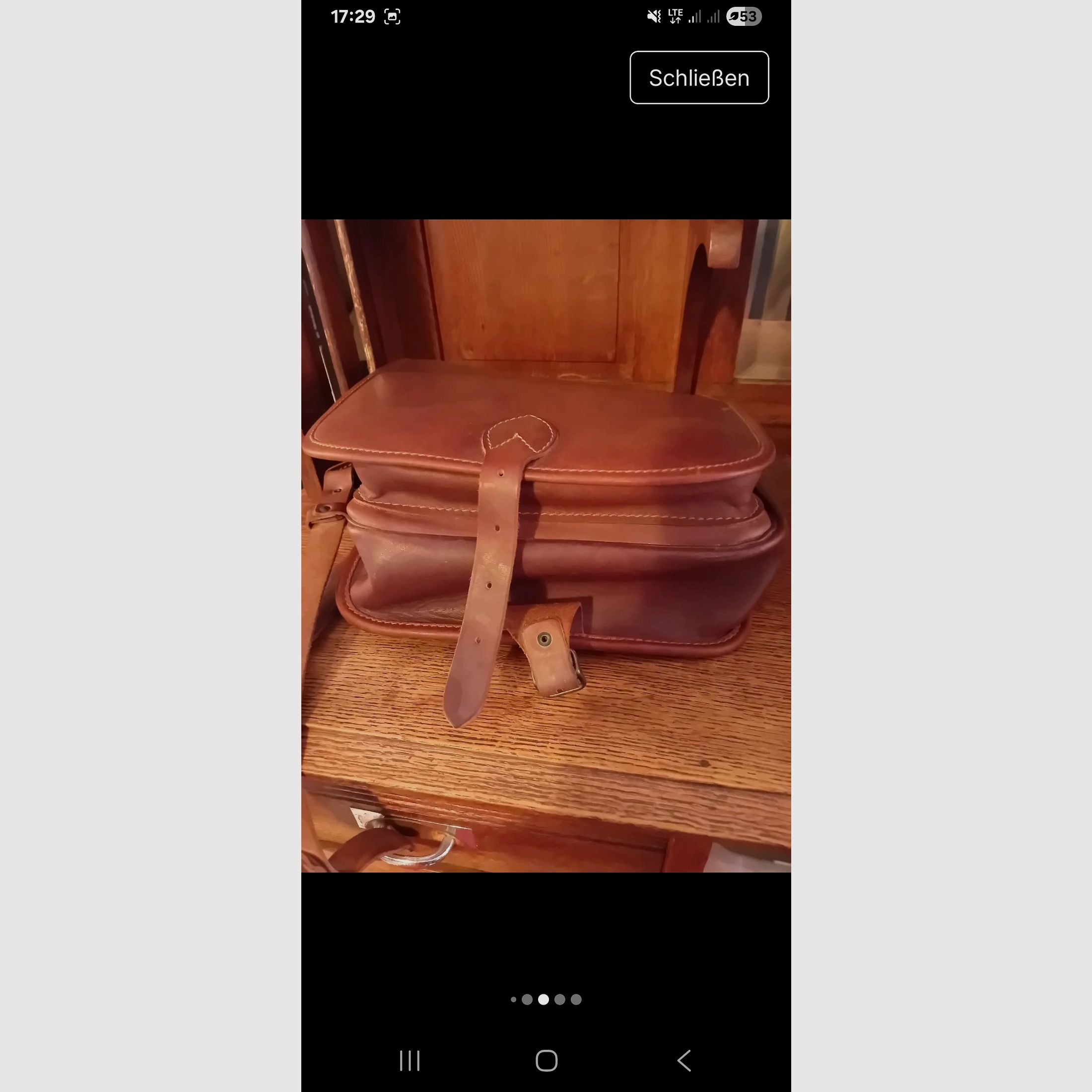 Echtleder Jagdtasche Unikat