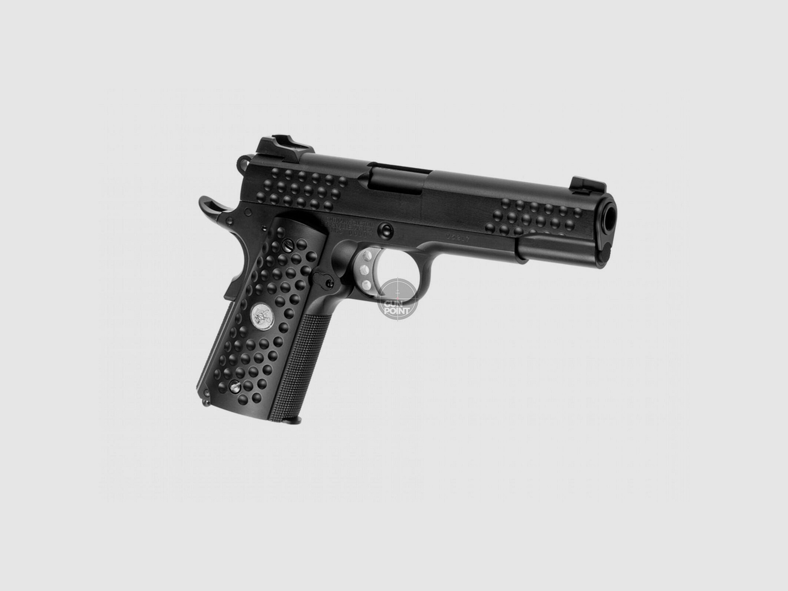 Softair - Pistole - WE - Knight Hawk Full Metal GBB black - ab 18, ber 0,5 Joule