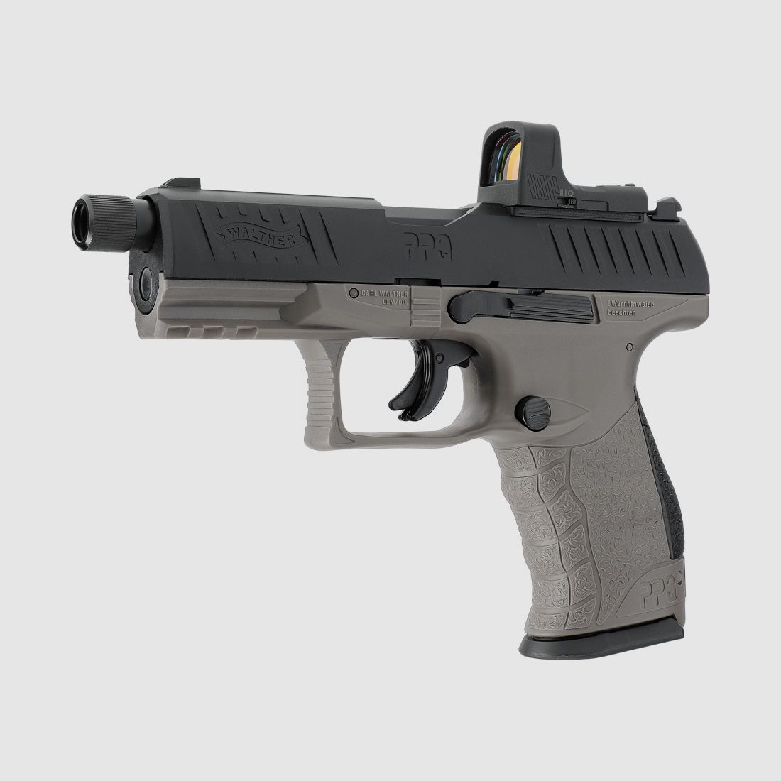 Walther PPQ M2 Q4 TAC Combo CO2 Pistole 4,5 mm Diabolo - 21 Schuss