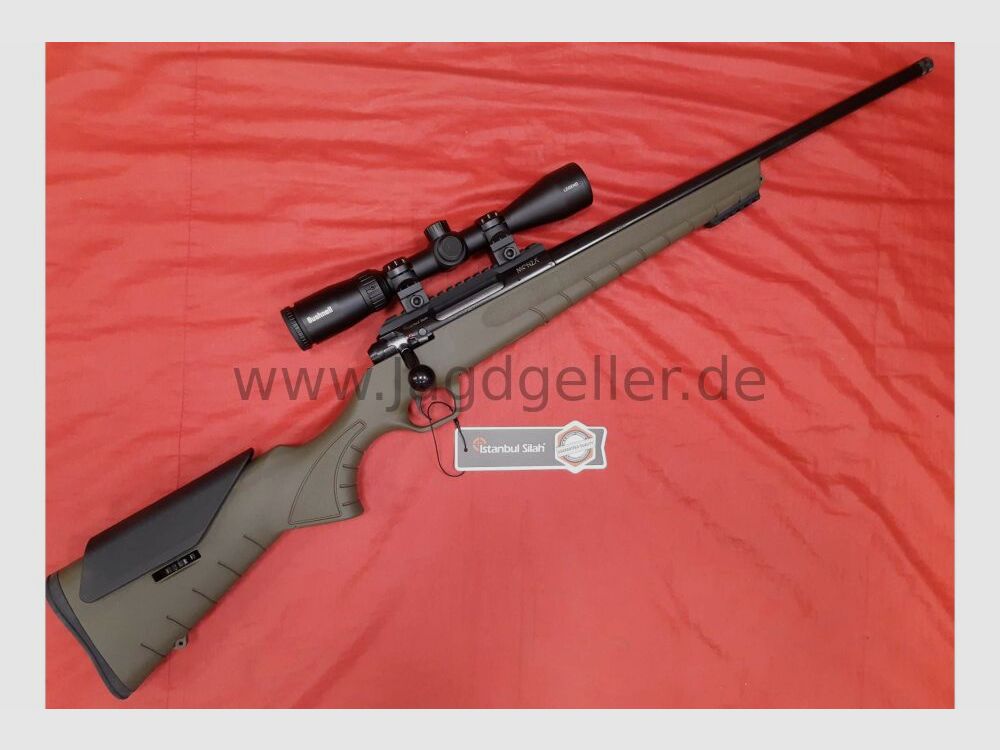 Repetierbüchse SILAH MONZA Grün Kal. .223 Rem mit 3-9x40 Bushnell Legend LP .223Rem