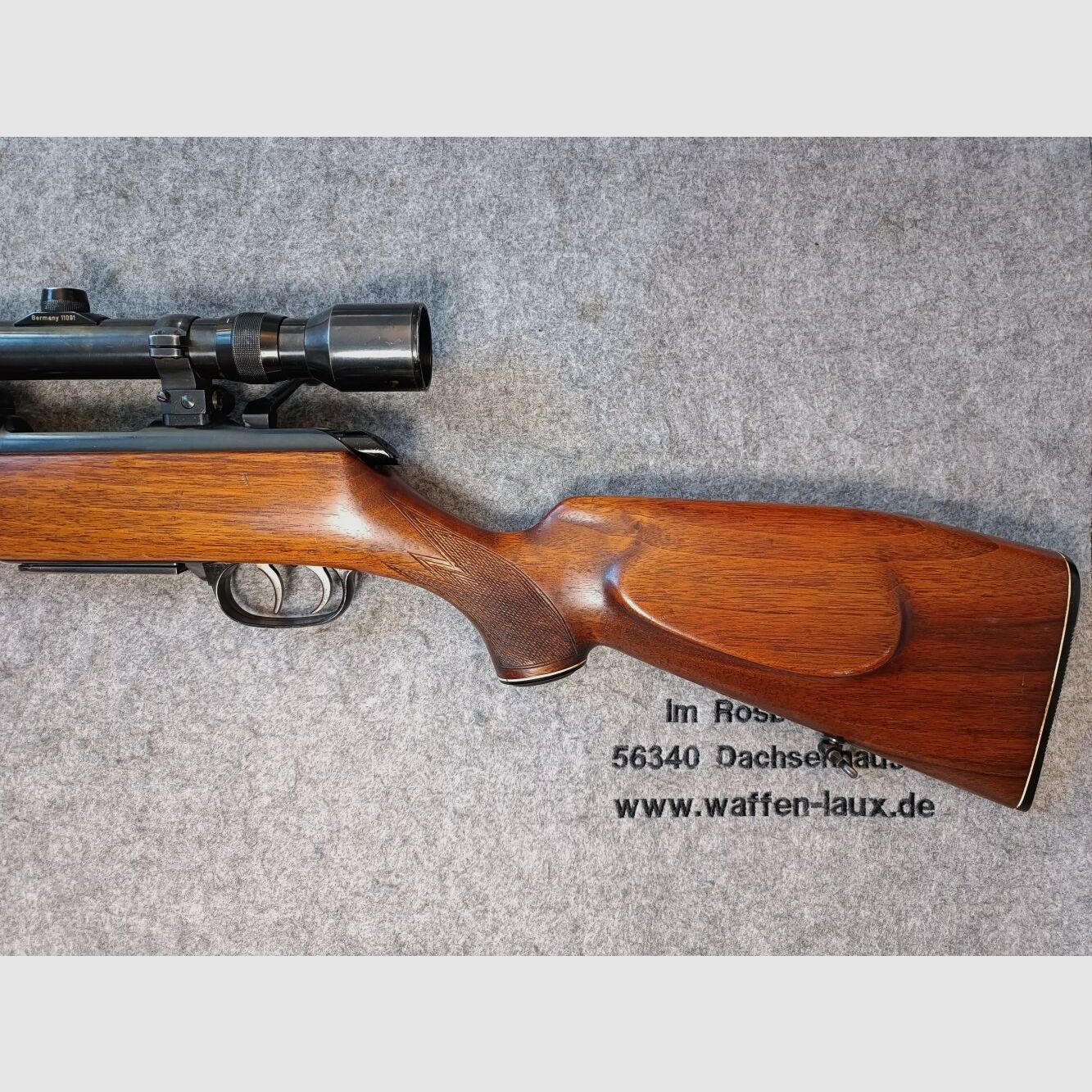 Krico Kriegeskorte Repetierstutzen mit ZF Hubertus 4fach Optik