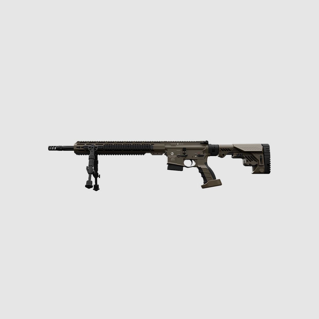 SCHMEISSER AR15 DMR 18" FDE