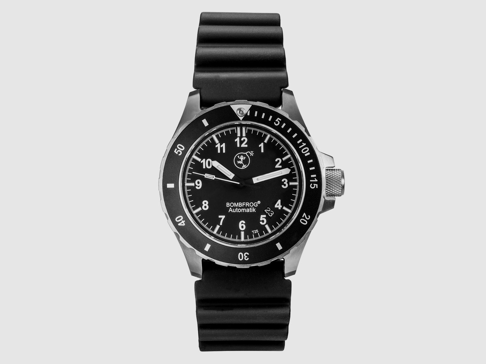BOMBFROG BT25 bracelet en acier inoxydable et néoprène, image 1 sur 5