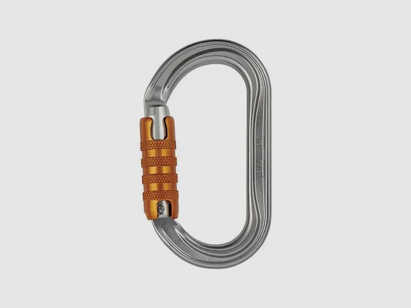 Petzl Petzl Ovalkarabiner OK Triact-Lock silberfarben