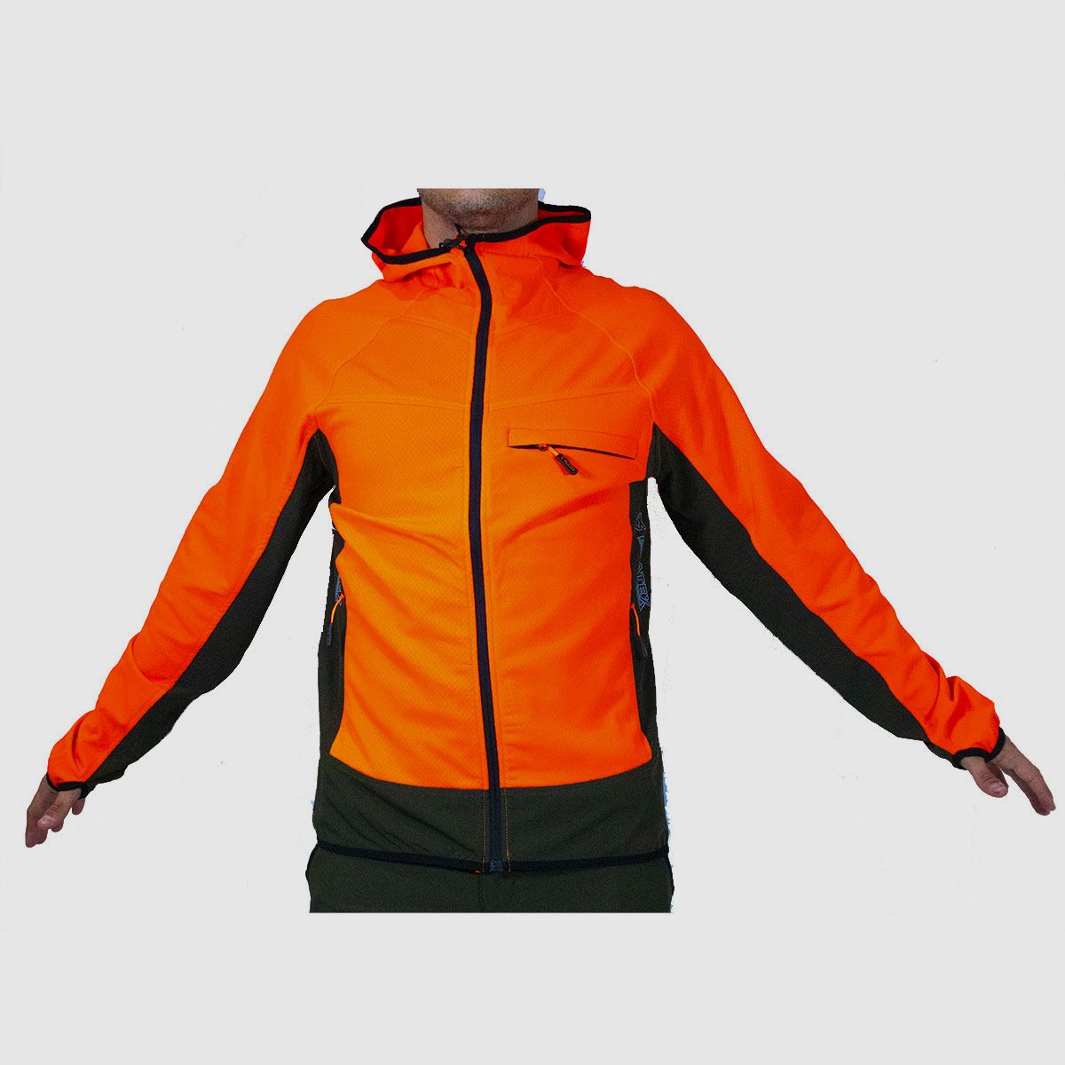 BLATEX – HYBRIDJACKE ELAST GRÜN/ORANGE, Bild 1 von 4