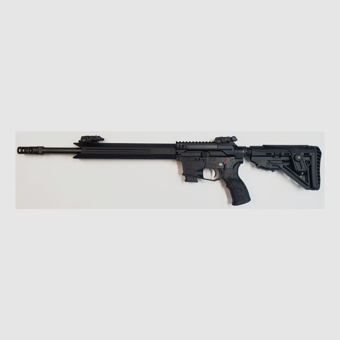 GWMH AG Selbstladebüchse GWMH SPC-SPORTER A5 17" (SWISS PISTOL CARBINE) BLACK Kal.9x19 AR15 Glock Magazin