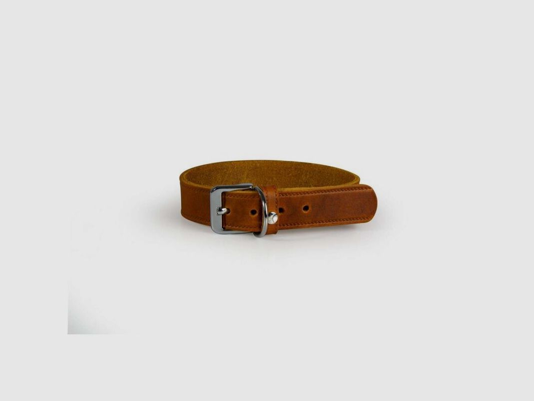 Das Lederband Hundehalsband Weinheim Maroon