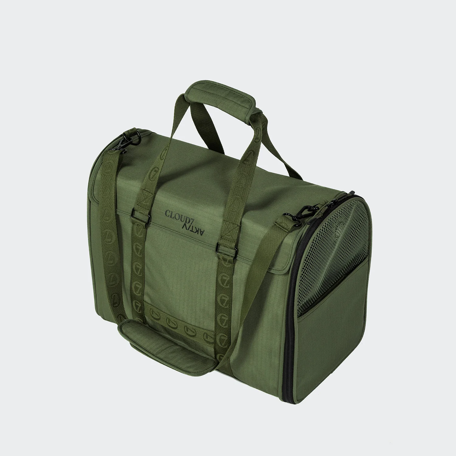 Sac de transport pour chien AKTIV Olive, image 4 sur 9