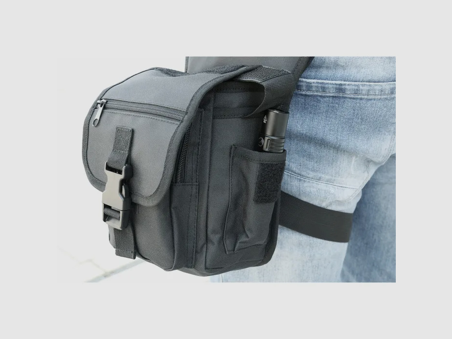 Hüfttasche mit Oberschenkel-Befestigung "Side Kick Bag" - Dark Camouflage