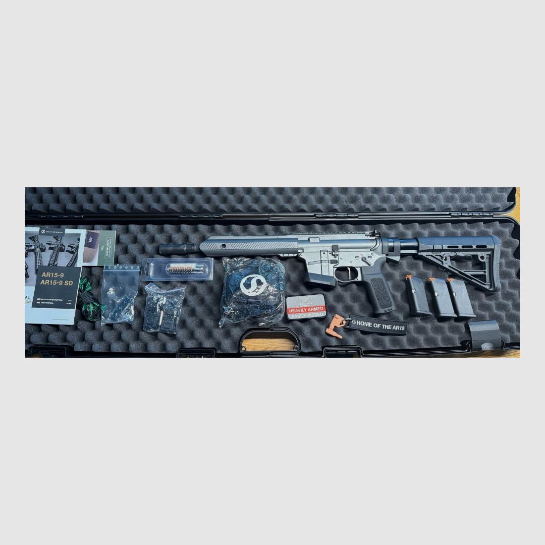 Schmeisser AR15-9 S4F Dynamic PCC — Grey Edition, 10,5"