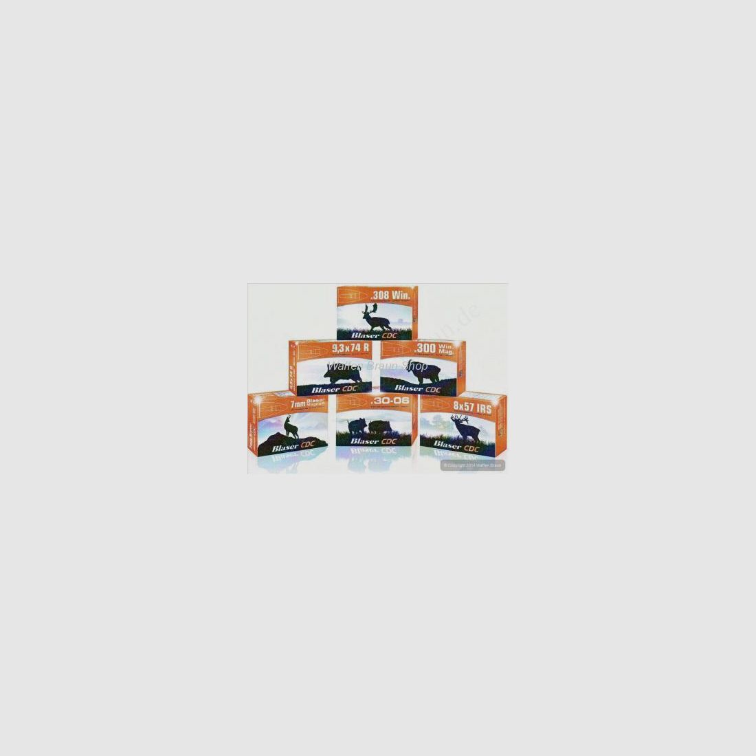 Blaser CDC - lead-free .30-06 Spring. 10.4g/160 grain 20 pieces