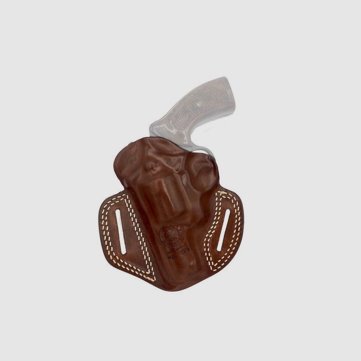 Pancake Lederholster für Revolver 2 1/2" S&W K/L Frame,Colt,Ruger,Korth,Taurus,HW 357,Zoraki R1/R2 Braun Rechtshänder