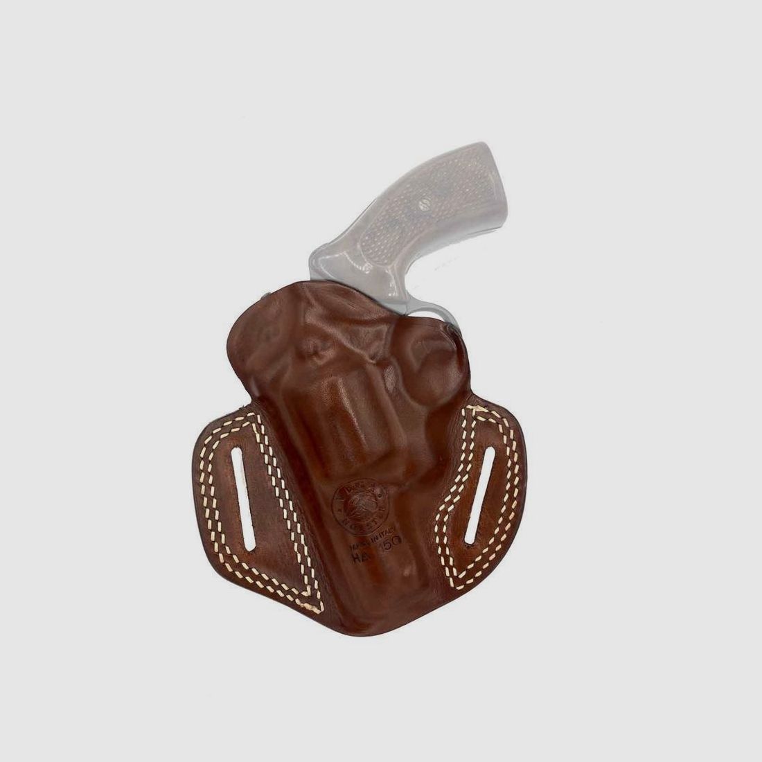 Pancake Lederholster für Revolver 2 1/2" S&W K/L Frame,Colt,Ruger,Korth,Taurus,HW 357,Zoraki R1/R2 Braun Rechtshänder