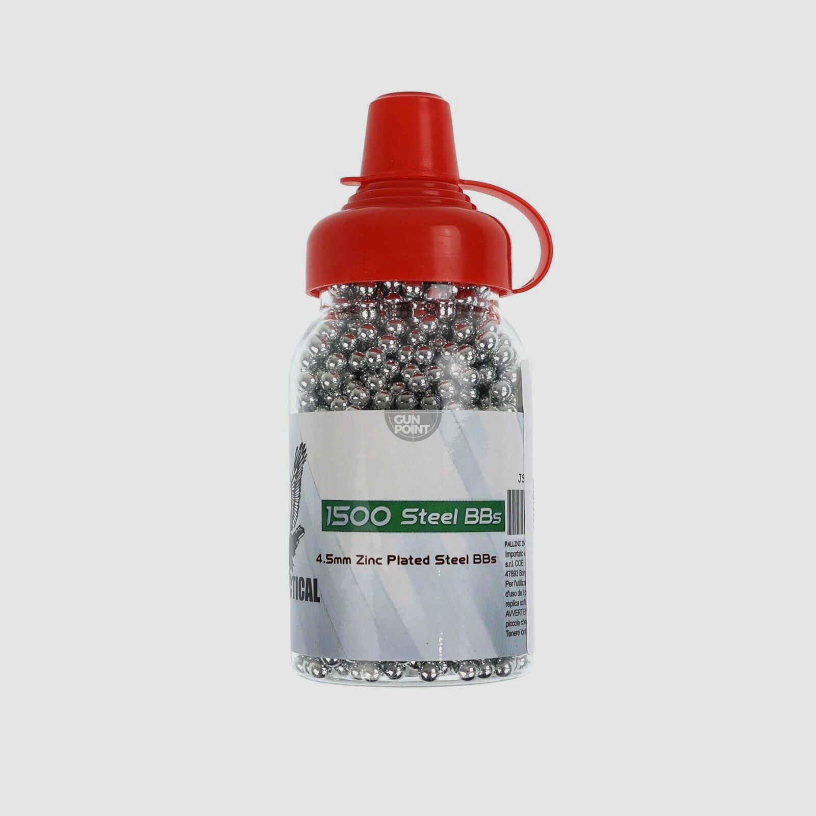 JS-Tactical Stahlrundkugeln 4,5 mm BB 0,35g - 1.500 Stck