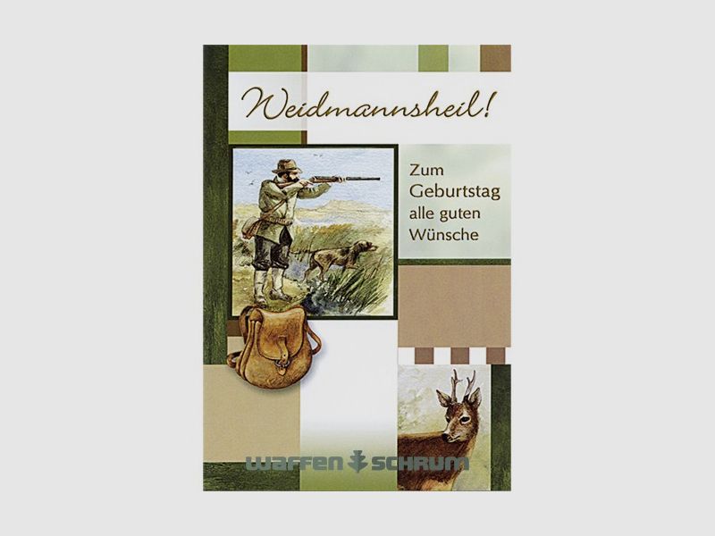 Fritzmann Geburtstags Karte Jagd