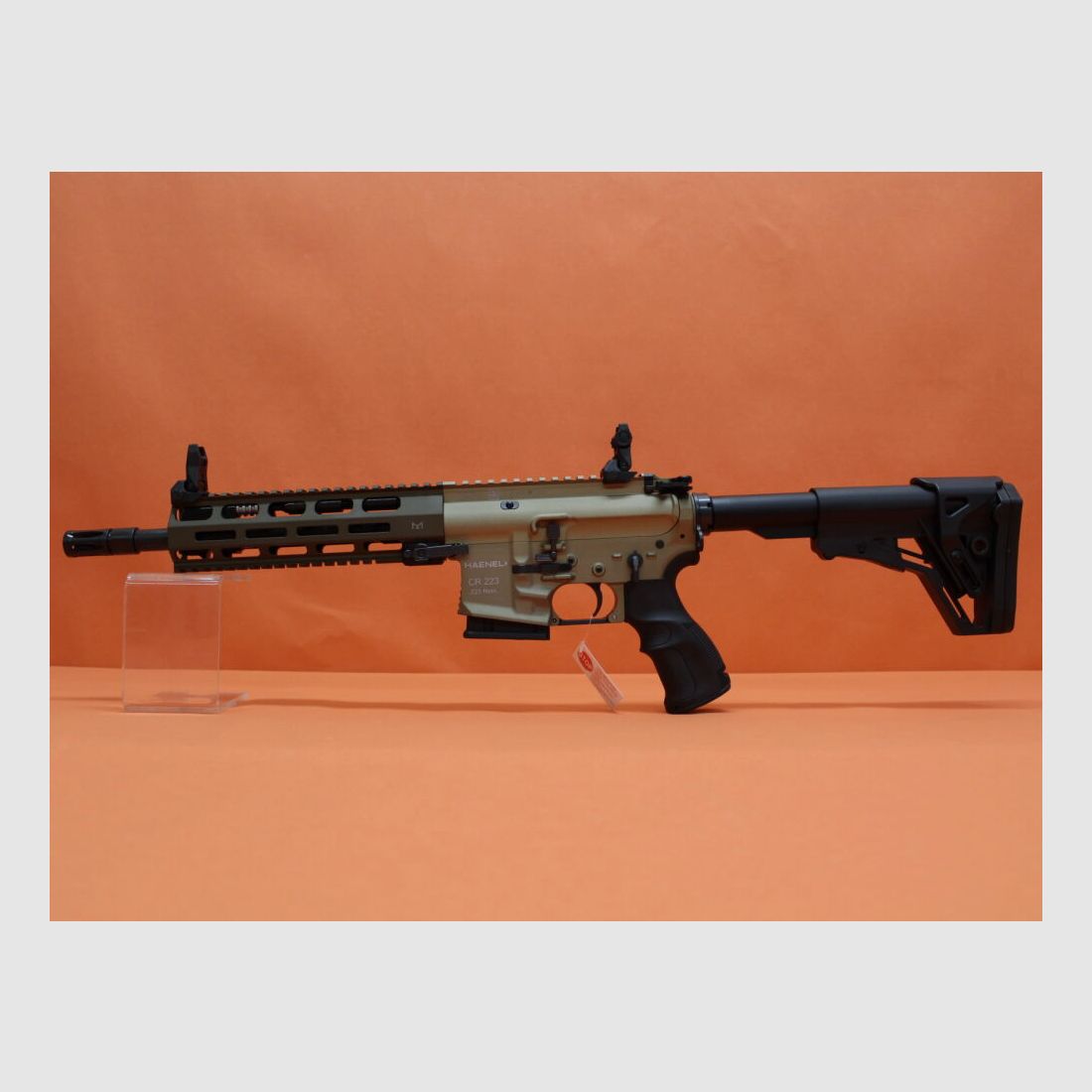 HAENEL Ha. Rifle .223Rem HAENEL CR223 Gas-Piston System AR-15, 10" Barrel/ KeyMod 2-Rail System/ Sand Color