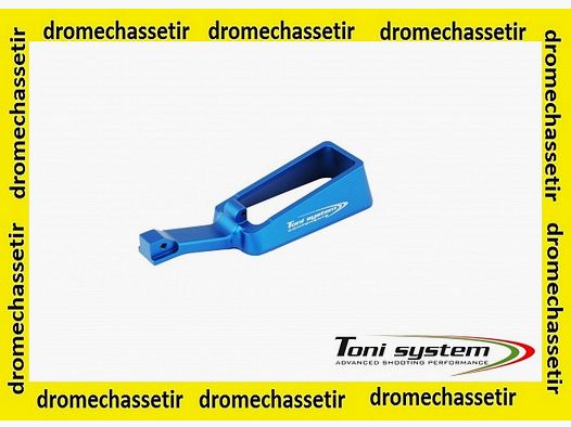Trigger with magwell aluminum MIL-SPEC blue