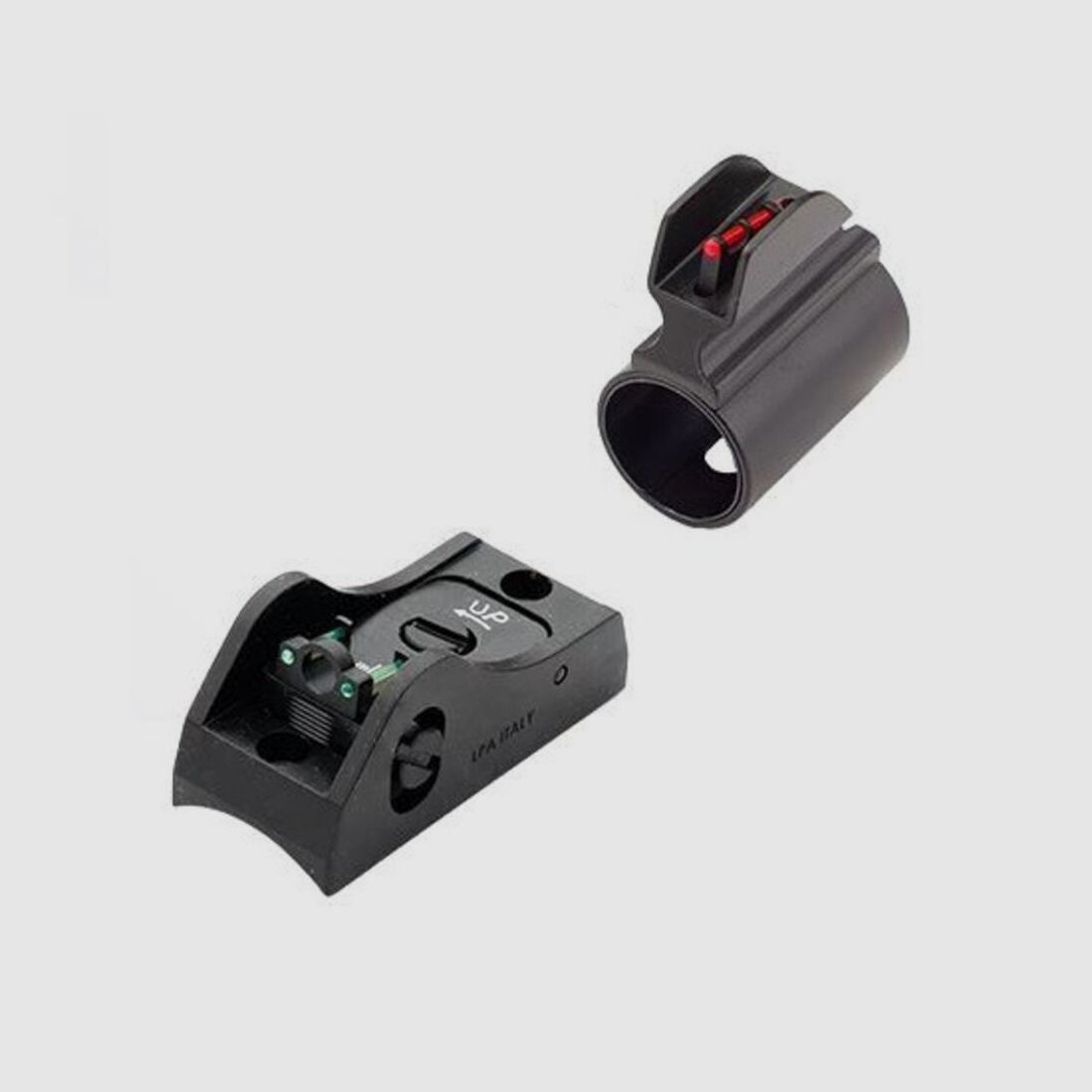 Zestaw celowników LPA T/S Ghostring 3-Dot Fiber 12GA