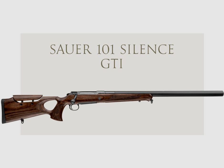 J.P. Sauer & Sohn SAUER 101 GTI SILENCE 8x57IS LL 42 cm incluso silenziatore integrale, immagine 1 di 2